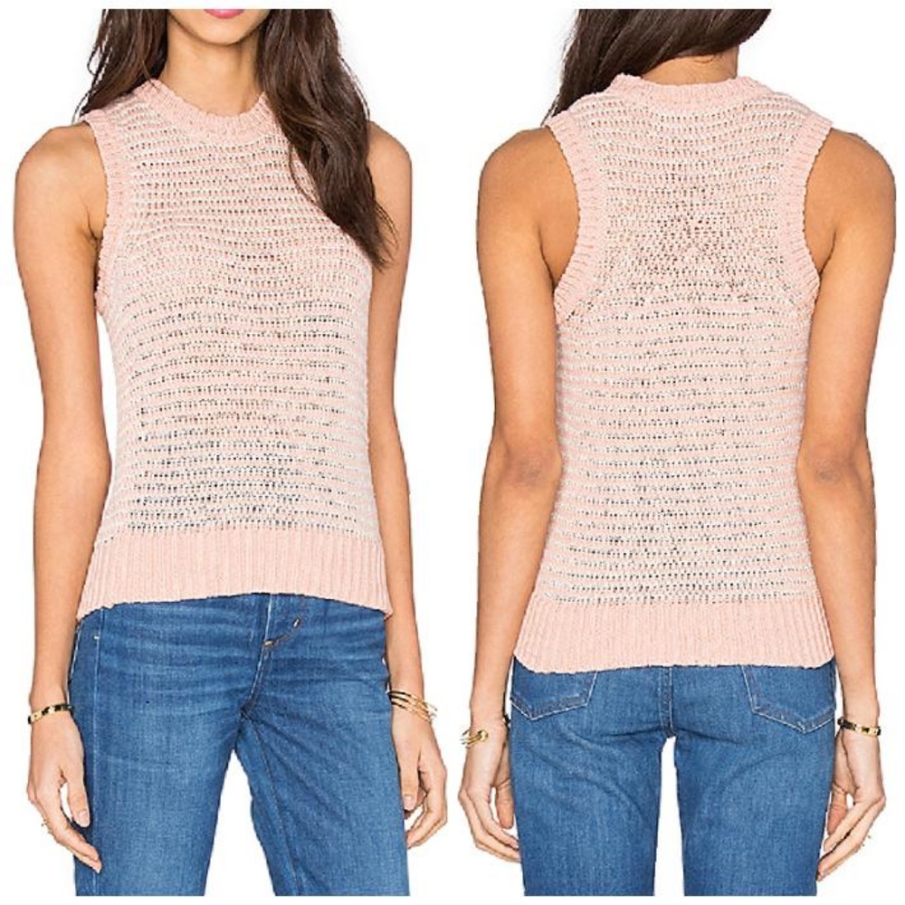 💮J Brand Rose Garey Sweater Tank Vest S